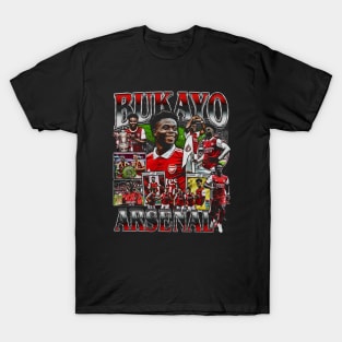 Bukayo Saka Vintage Bootleg T-Shirt